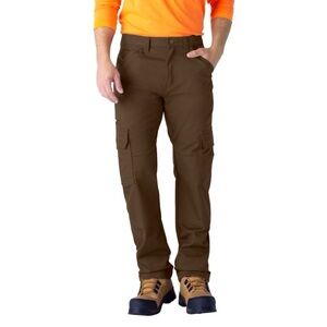 Dickies Brown Cargo Work Pants - Men's Utility Trousers BNWT